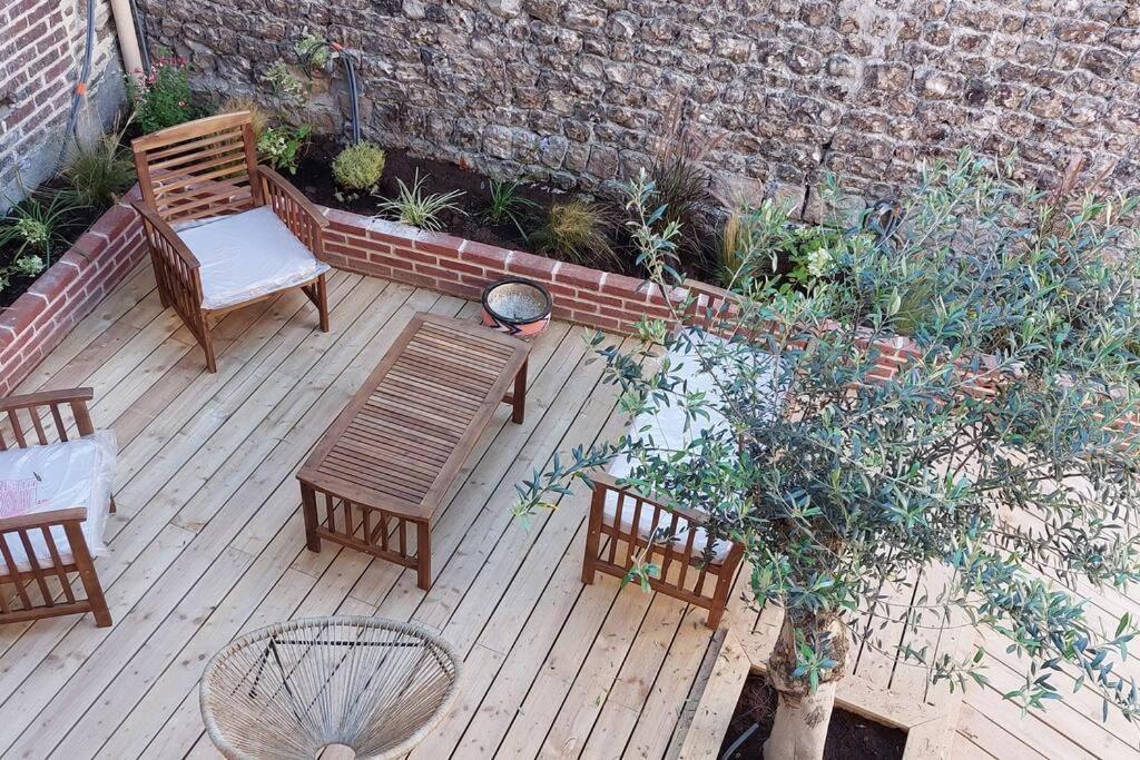 Tres Bel Appartement Au Pied Du Port L'Albatre Сен-Валери-ан-Ко Екстериор снимка